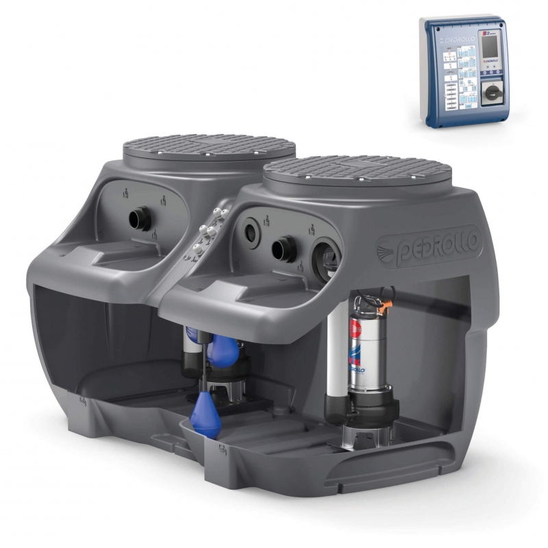 Station de relevage eaux chargées 550L Pedrollo SAR 550 VXm15/50 21m³/h