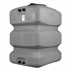 Cuve 500L aérienne de récupération d'eau - Réservoir compact gris - ELBI CPN500