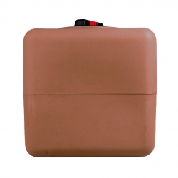 Cuve 300L aérienne de récupération d'eau - Réservoir cubique terracotta - ELBI CB300