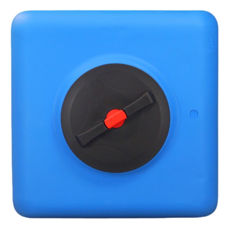 Cuve 300L aérienne de récupération d'eau - Réservoir cubique bleu - ELBI CB300