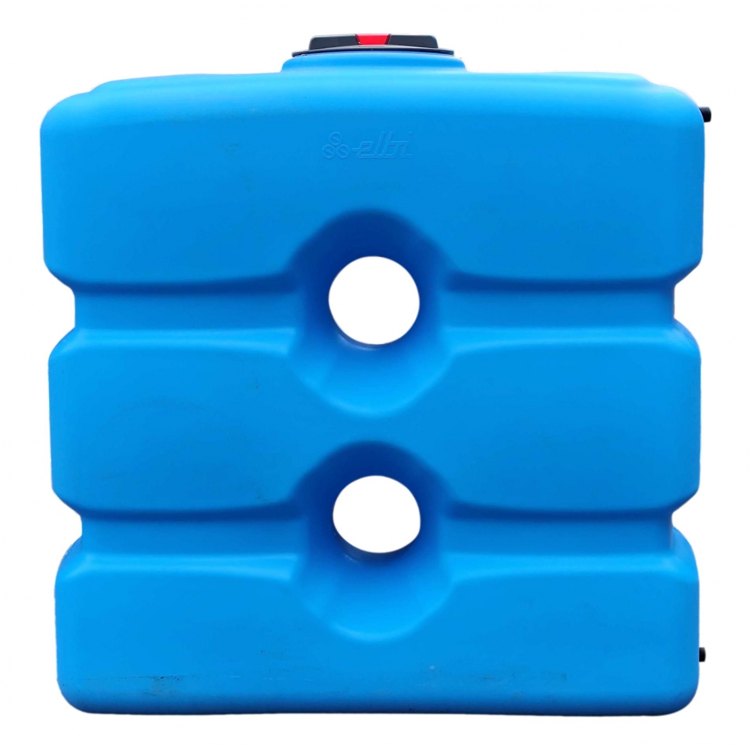 Cuve 1000L aérienne de récupération d'eau - Réservoir compact bleu - ELBI CPN1000