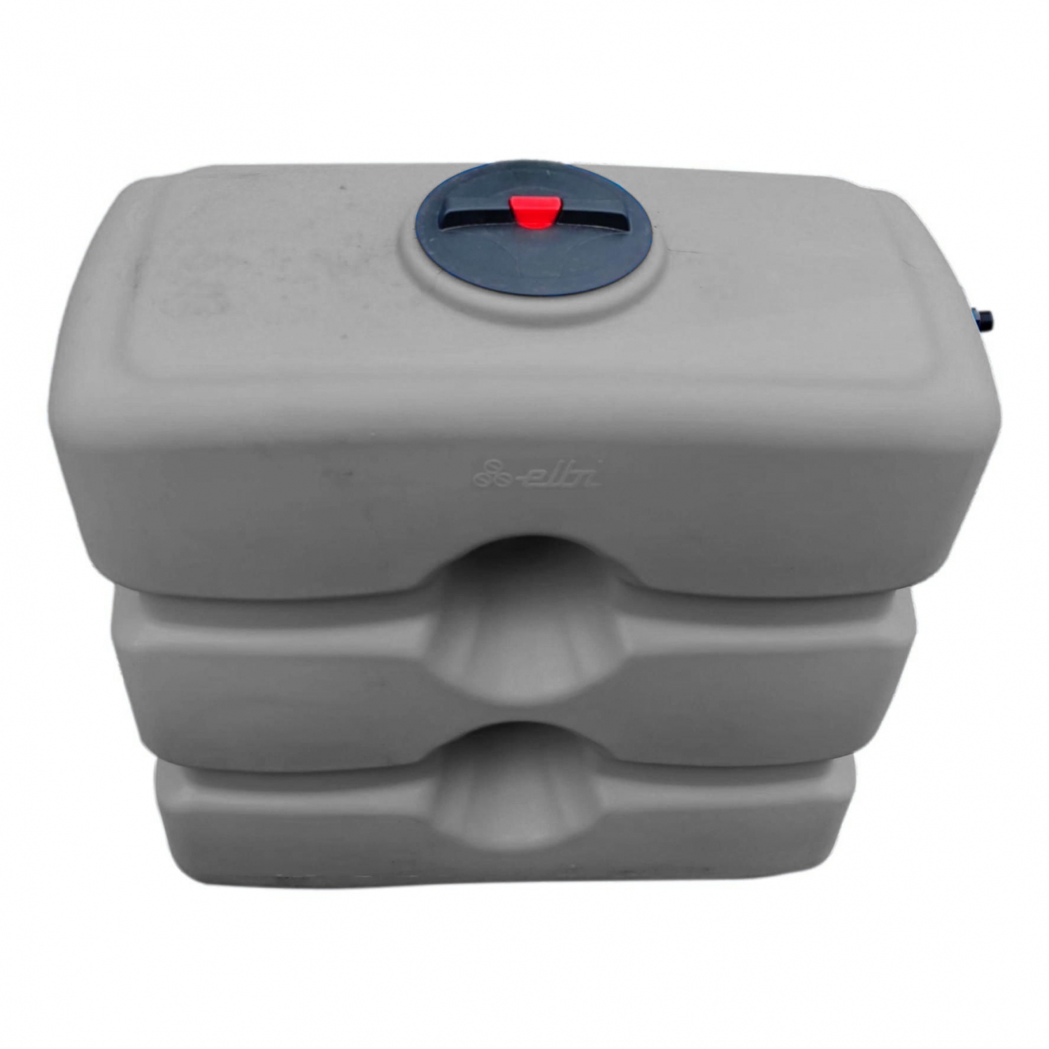 Cuve 800L aérienne de récupération d'eau - Réservoir compact gris - ELBI CPN800
