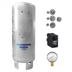 Kit Complet Réservoir Galvanisé Massal SP type ACS 200 litres 6 bars