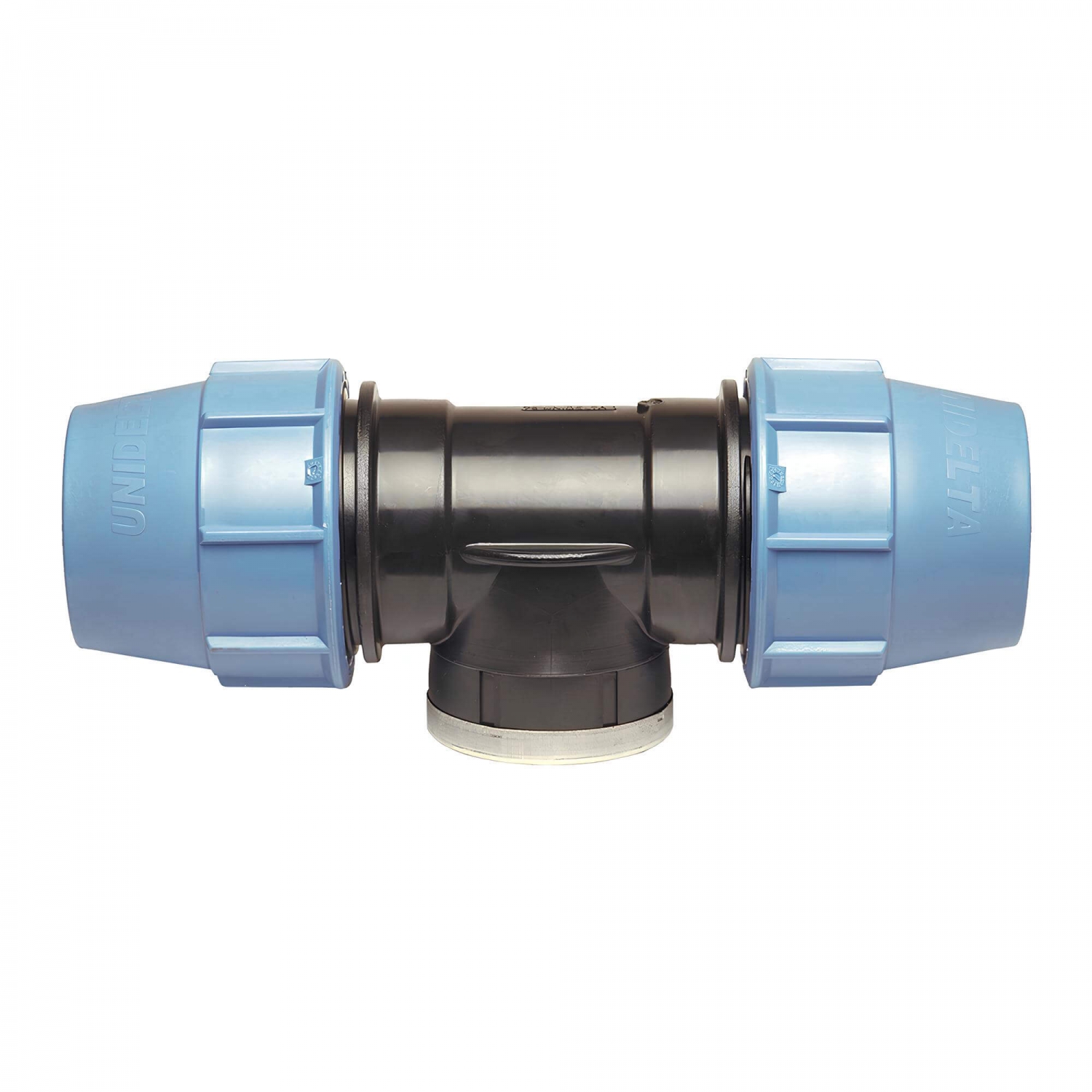 Tés femelles PP à compression PN16 pour tuyau PE D25x1''