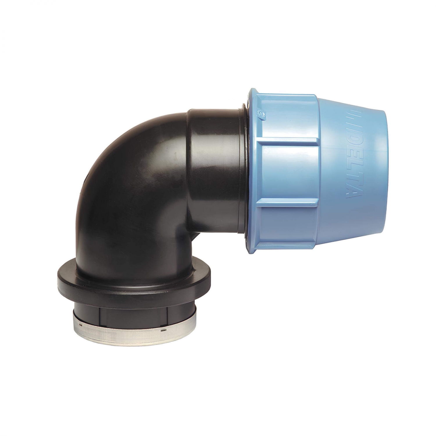 Coudes femelles 90° PP à compression PN16 pour tuyau PE D50x1''1/2