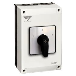 Inverseur de sens de rotation pour moteur monophasé/triphasé - 80A - Boîtier IP68