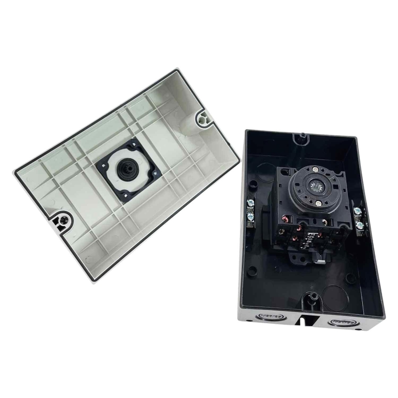 Inverseur de sens de rotation pour moteur monophasé/triphasé - 40A - Boîtier IP66