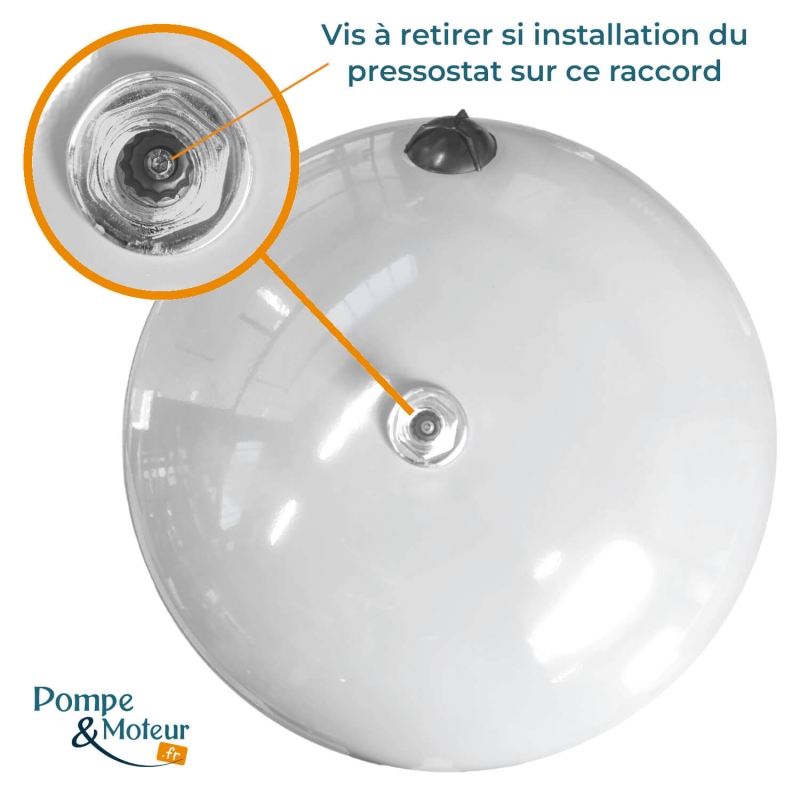 Réservoir à vessie 100L vertical tout INOX - AQUASYSTEM AVX