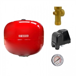 Kit complet ballon surpresseur à vessie VAREM sphérique 24L
