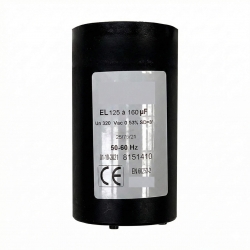 Condensateur de Démarrage 125uF à 160uF 250V à Cosses Faston pour Moteur Monophasé