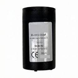 Condensateur de Démarrage 200uF à 250uF 250V à Cosses Faston pour Moteur Monophasé