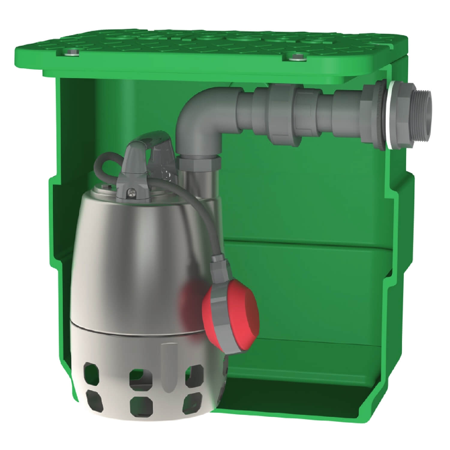 Station Calpeda CAL40 GXVM 25-6 - Station de relevage eaux usées - 0.25kW 7.5m3/h 220V