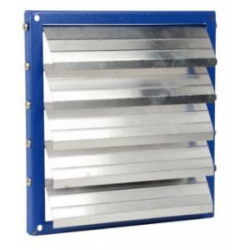 Volet automatique cadre acier, volet aluminium Ø100