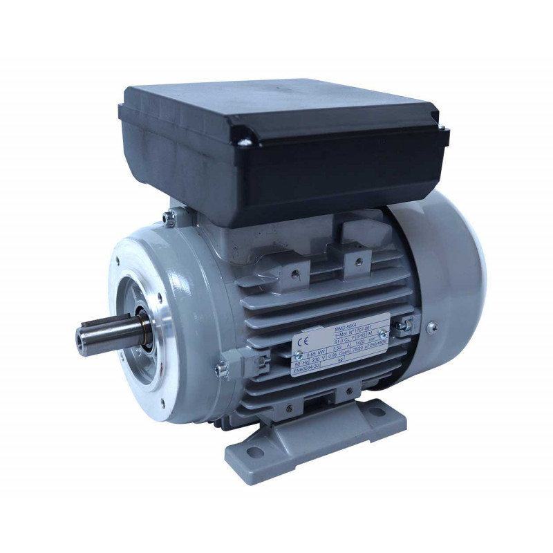 Moteur electrique 220v monophasé 0.75kW, 3000 tr/min, B14