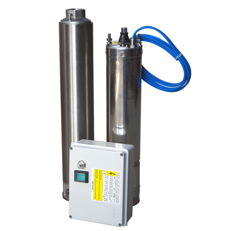 Pompe immergée monophasée 4" 1.5kW/2cv - 230V