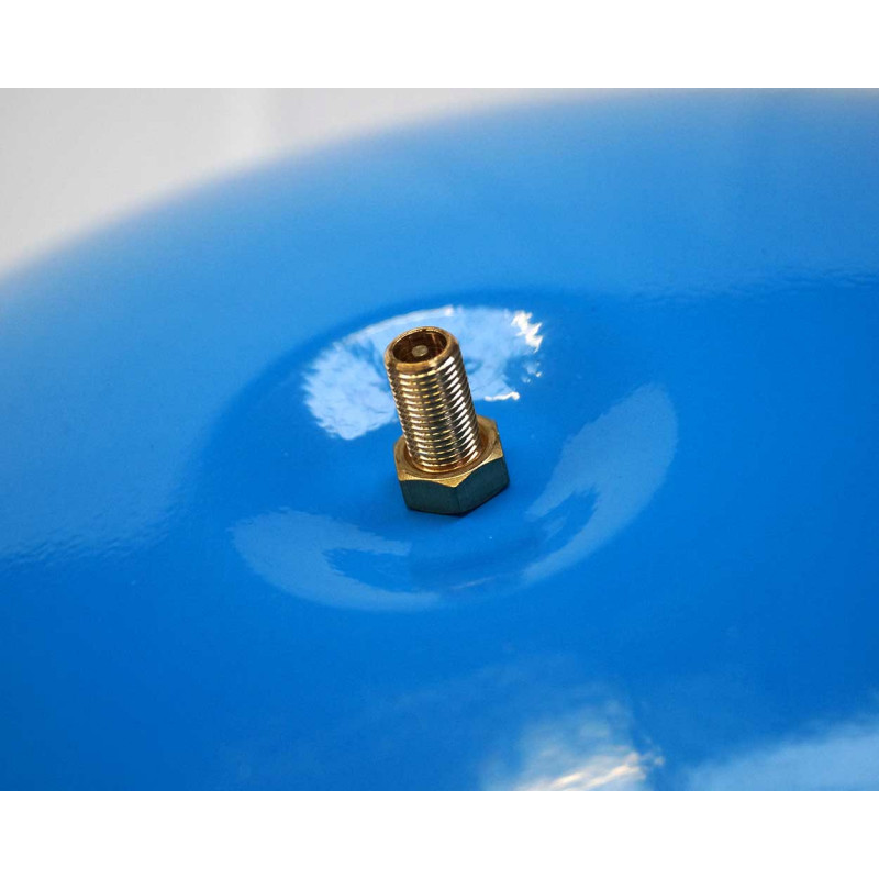 KIT Reservoir horizontal 50 litres-raccord 5 voie 1"-clapet pied de crépine- manomètre-préssostat