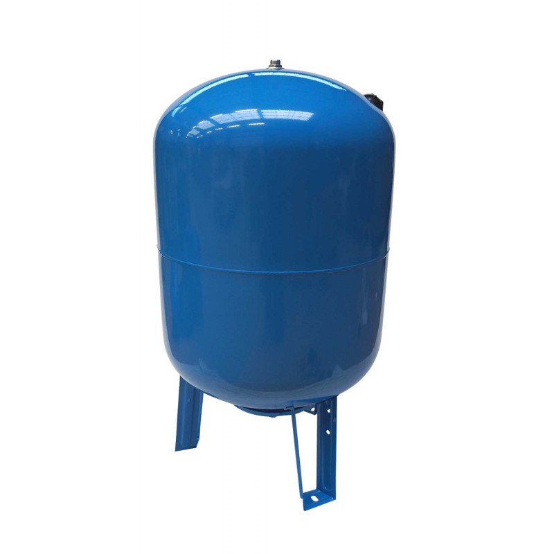 KIT Reservoir vertical 300 litres-raccord 3 voies 1"-clapet pied de crépine- manomètre-préssostat