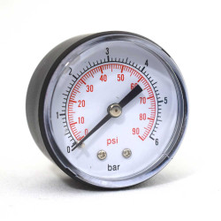 Manomètre sec Axial 0 - 6 bars 1/4" GAS