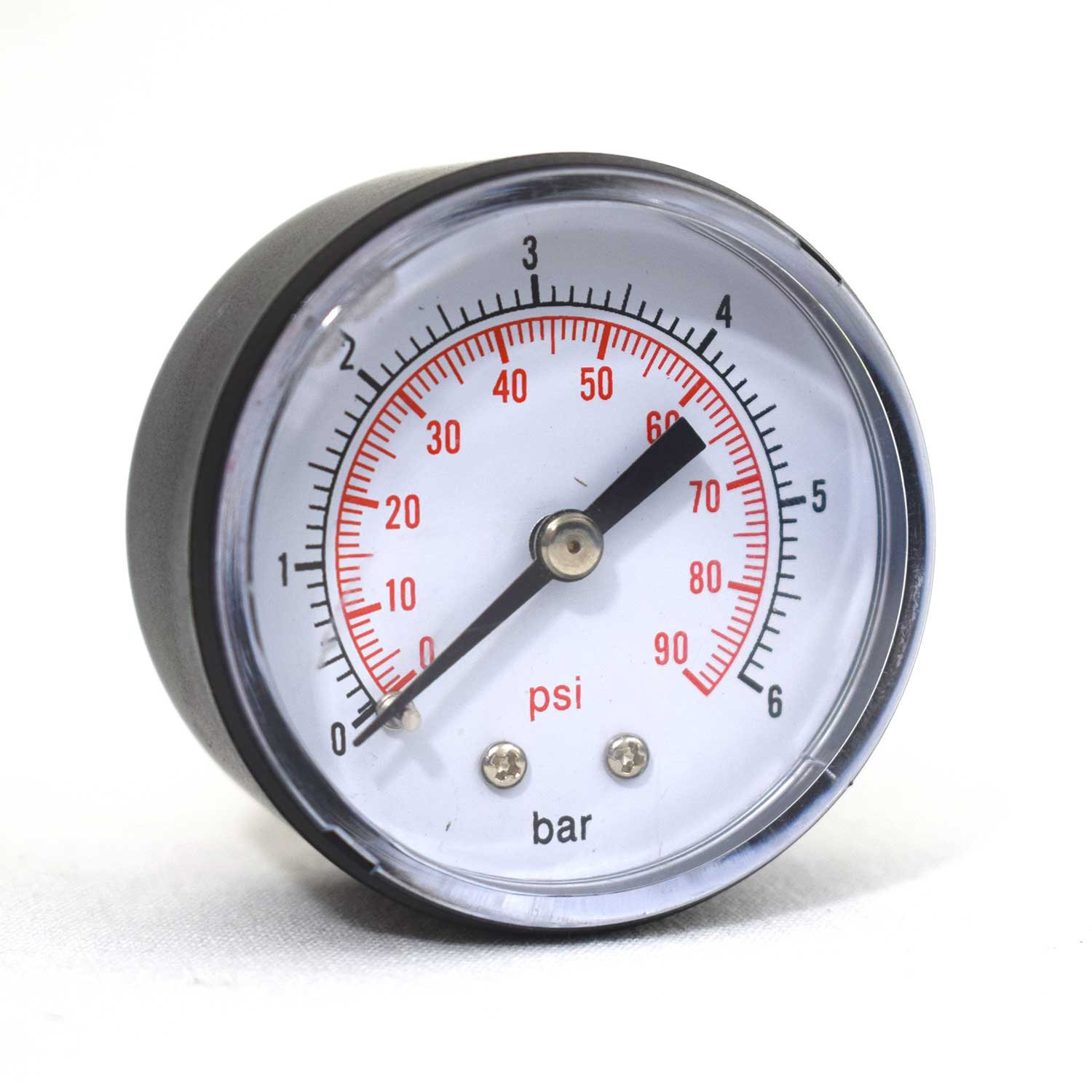 Manomètre sec Axial 0 - 6 bars 1/4" GAS