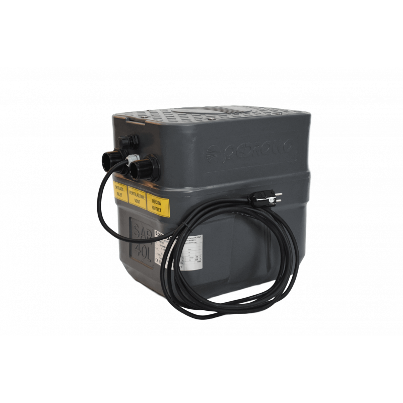 Station de relevage 40L - Pompe Inox 220V - 0.25kw