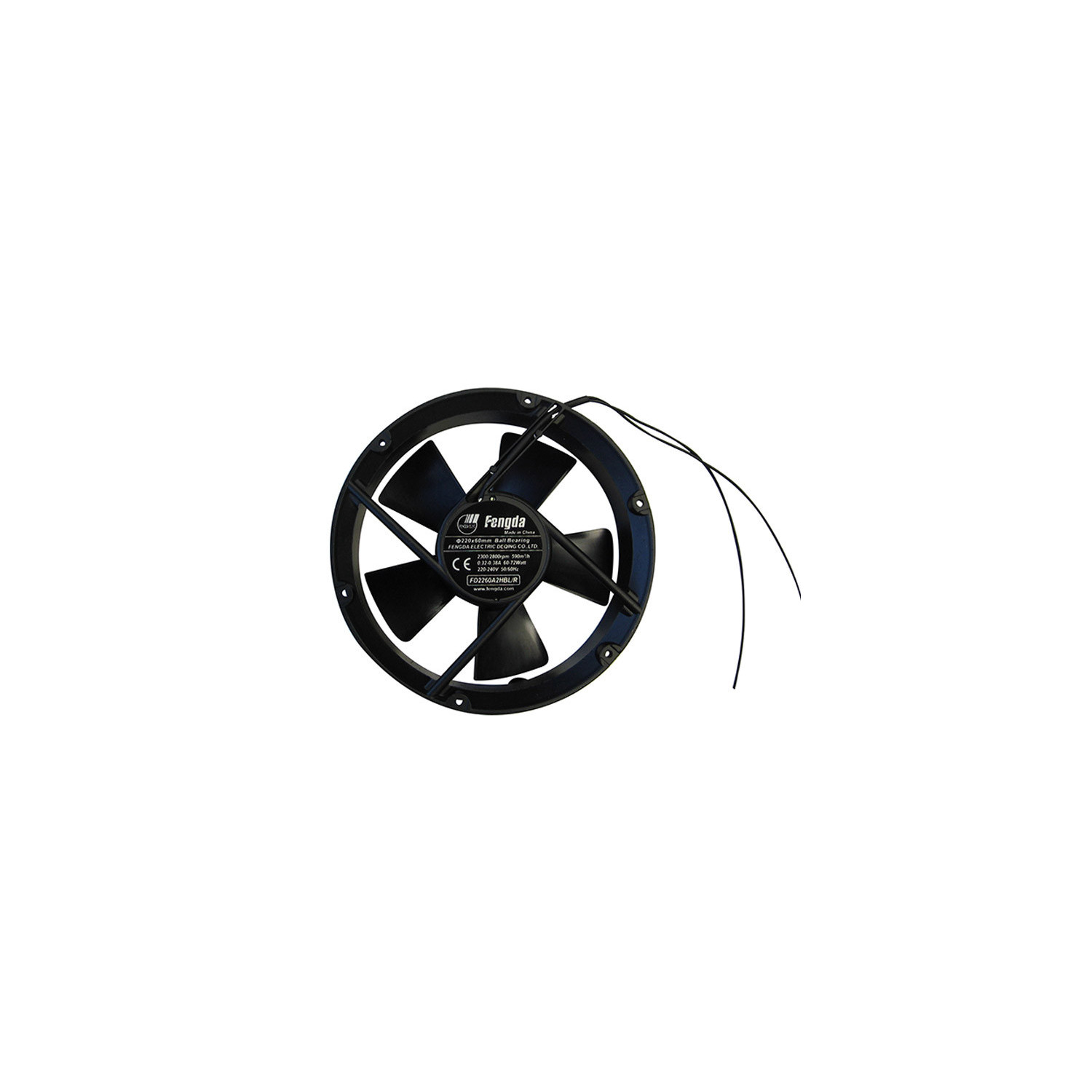 Ventilateur axial silencieux FD Circulaire Ø172