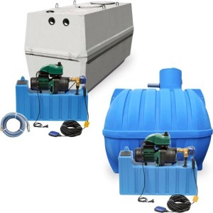 Kits complets et systèmes de récupération eau de pluie