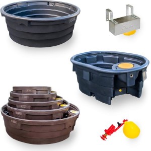 Bac de pâturage - Abreuvoirs extérieurs PE pour Bovin/Ovin/Chevaux