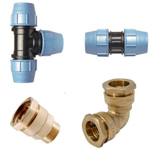 Raccord PE à compression