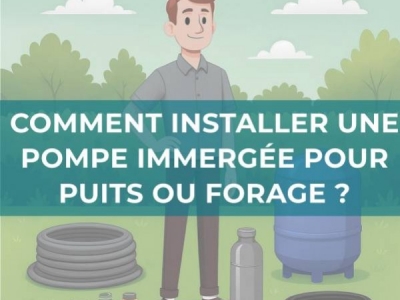Comment installer une pompe pour immergée pour forage ou pour puits ?