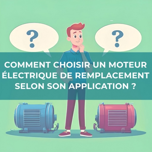 Comment choisir un moteur électrique de remplacement selon son application ?