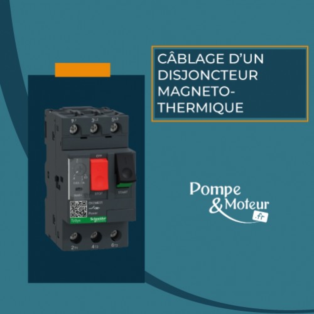 Schéma câblage disjoncteur magnéto thermique 