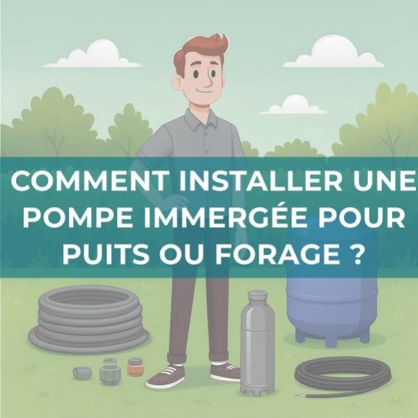 Comment installer une pompe pour immergée pour forage ou pour puits ?
